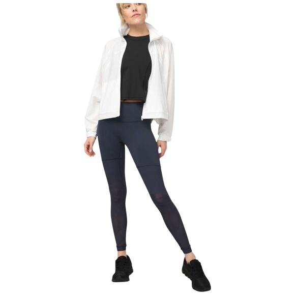 EUC Lululemon Sheer Will Tank *Pulse Black Patterned Mesh Back Panel Size 8 - Picture 10 of 10